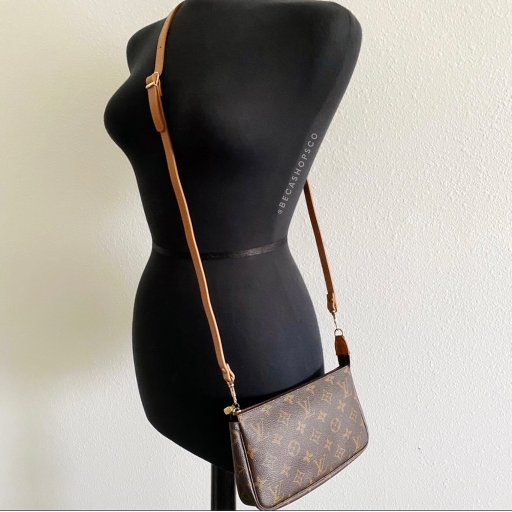 Patina Crossbody Vegan Leather Strap Replacement For Louis Vuitton Croisette - Picture 9 of 9